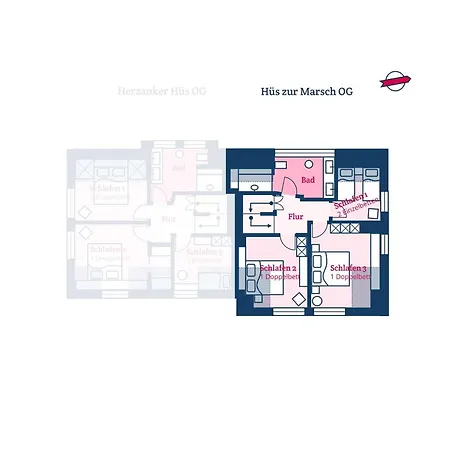 Hues Zur Marsch Tatil Evi Oldsum